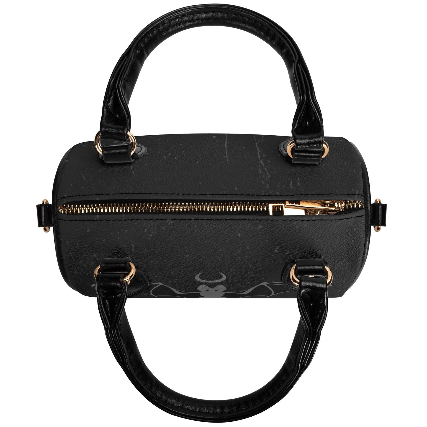 Nightstalker Leather Mini Boston Satchel Handbag