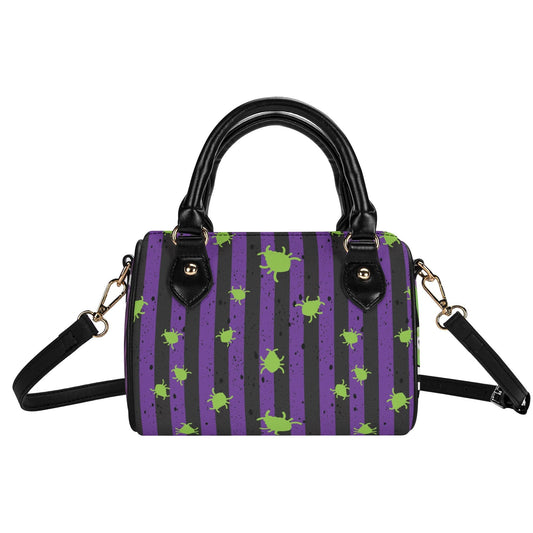 Strange I Am Leather Mini Boston Satchel Handbag