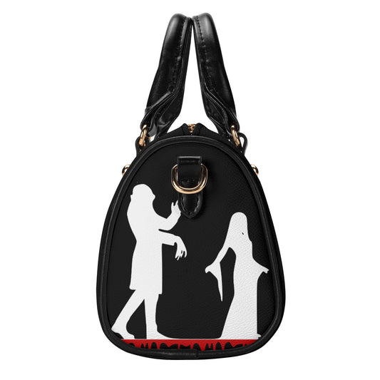 Nosferatu Leather Mini Boston Satchel Handbag