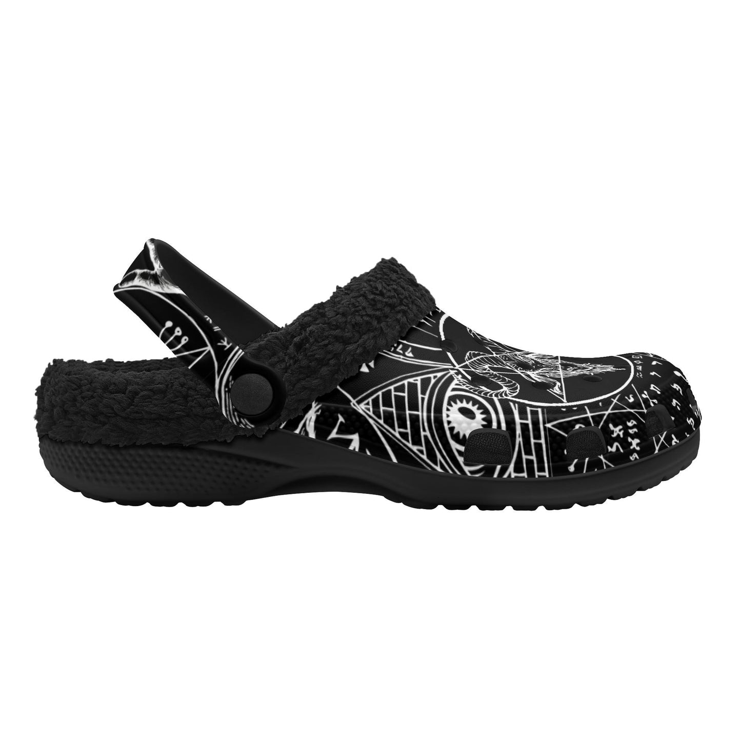 Dark Alchemy Winter Fur Lined Clogs