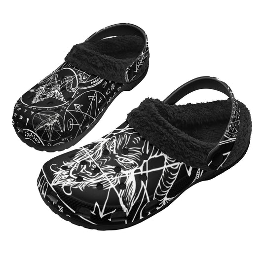 Dark Alchemy Winter Fur Lined Clogs