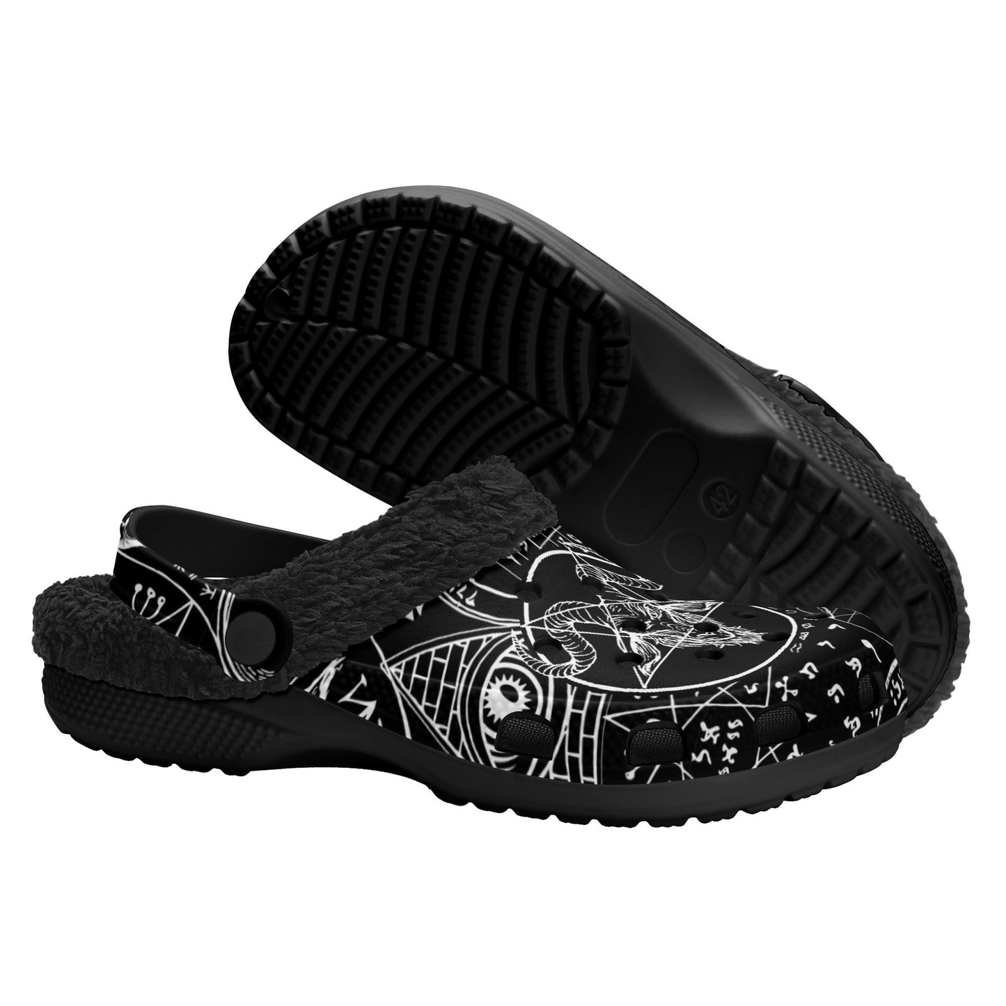 Dark Alchemy Winter Fur Lined Clogs