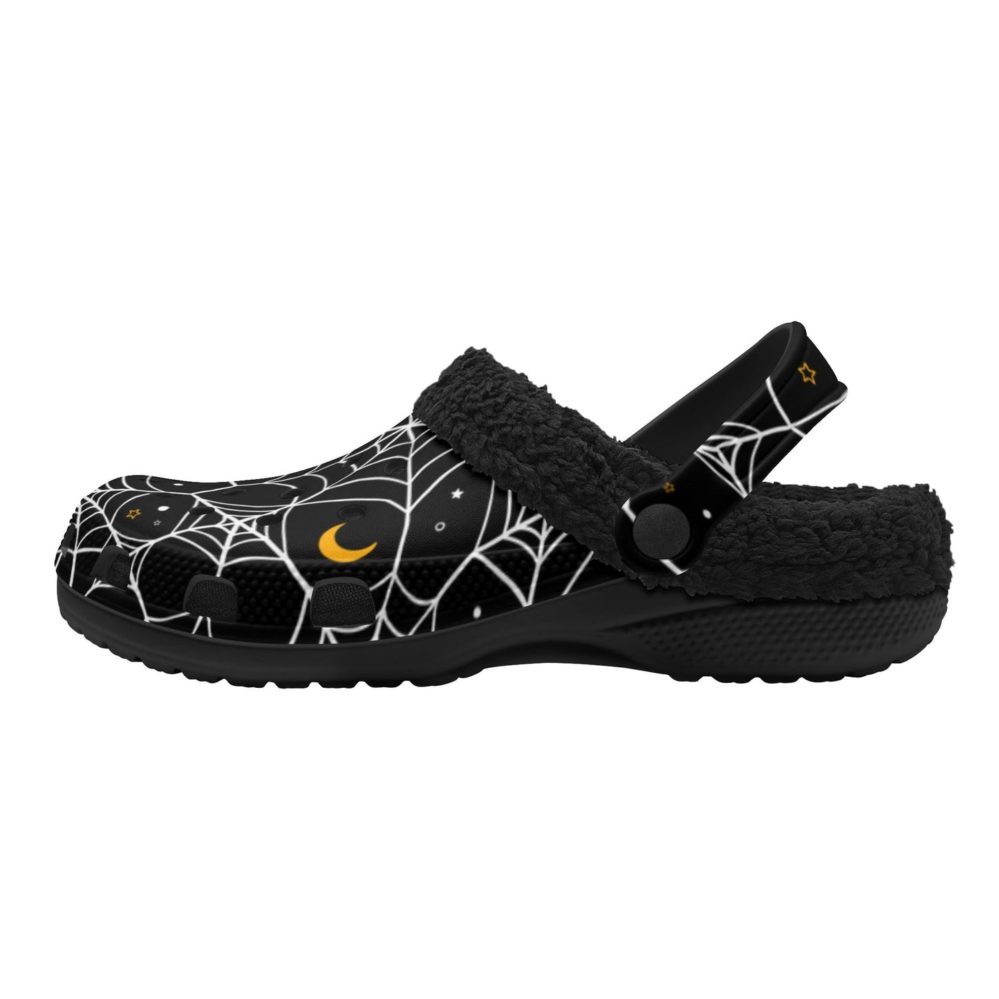 Cosmic Web Winter Fur Lined Clogs