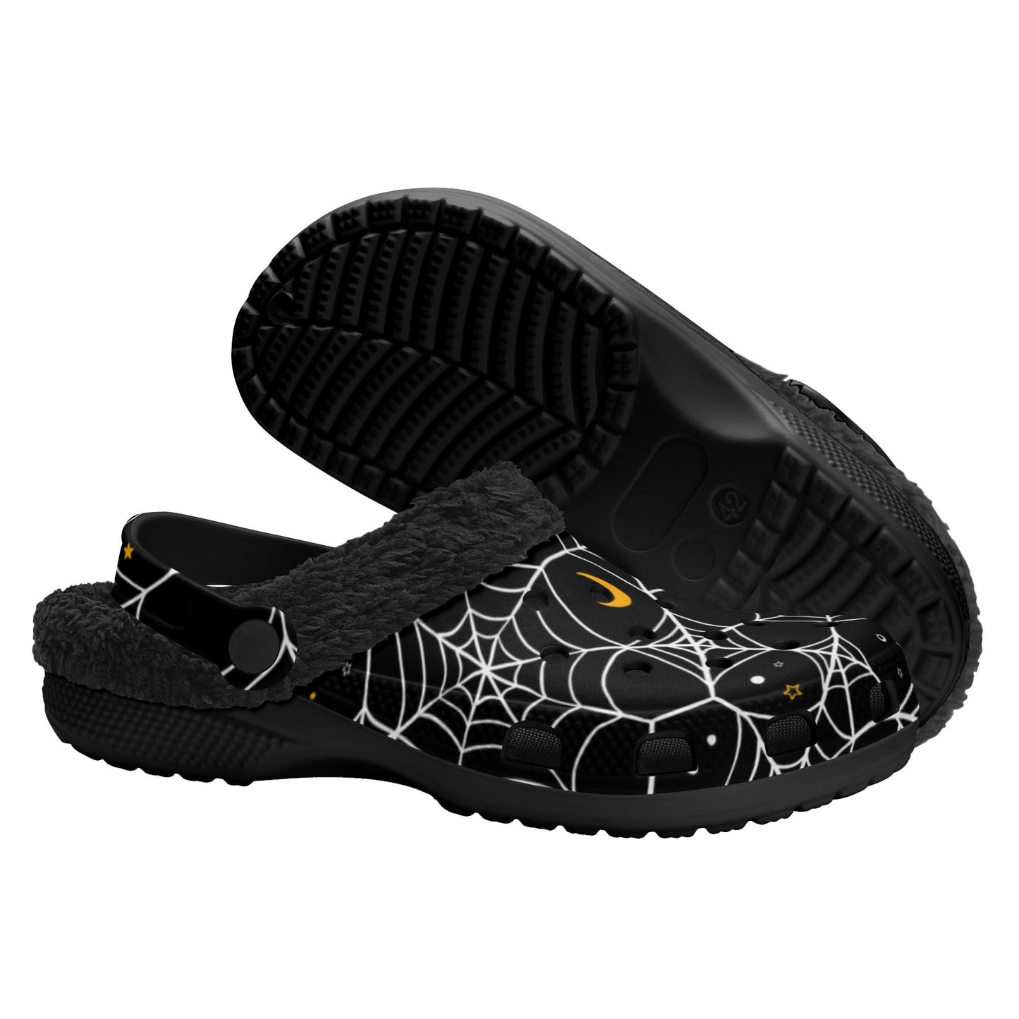 Cosmic Web Winter Fur Lined Clogs