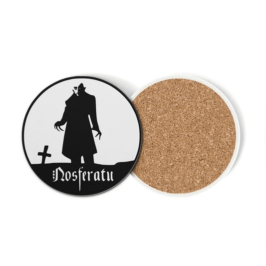 Nosferatu Round Ceramic Coaster