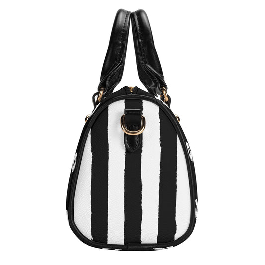 Nightmare X Leather Mini Boston Satchel Handbag