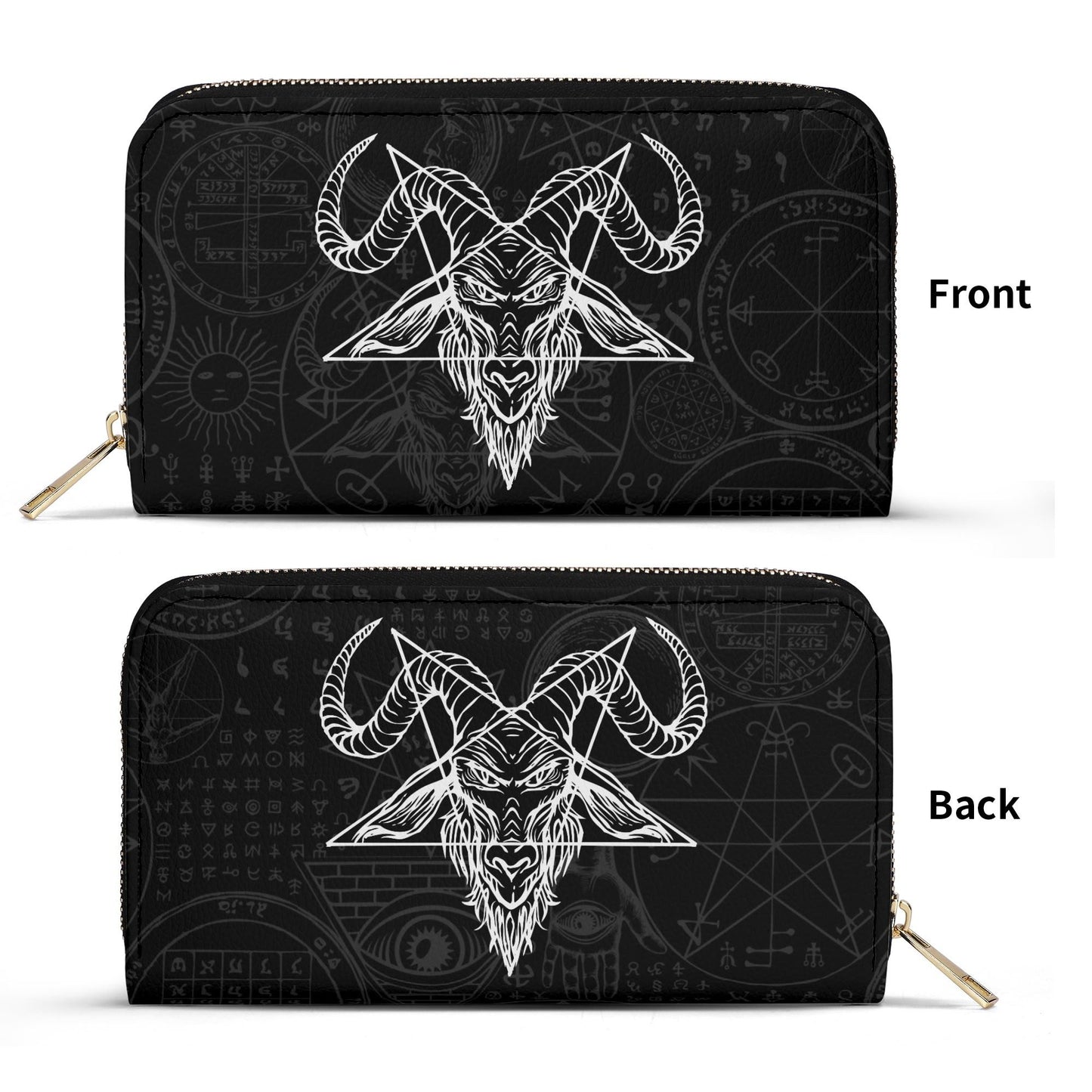 Baphomet Leather Wallet