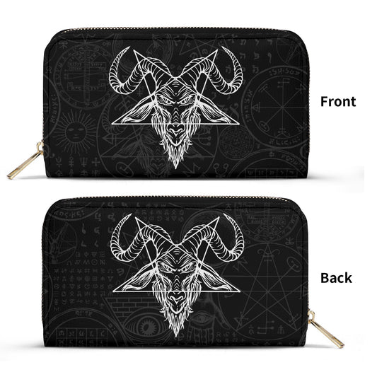 Baphomet Leather Wallet