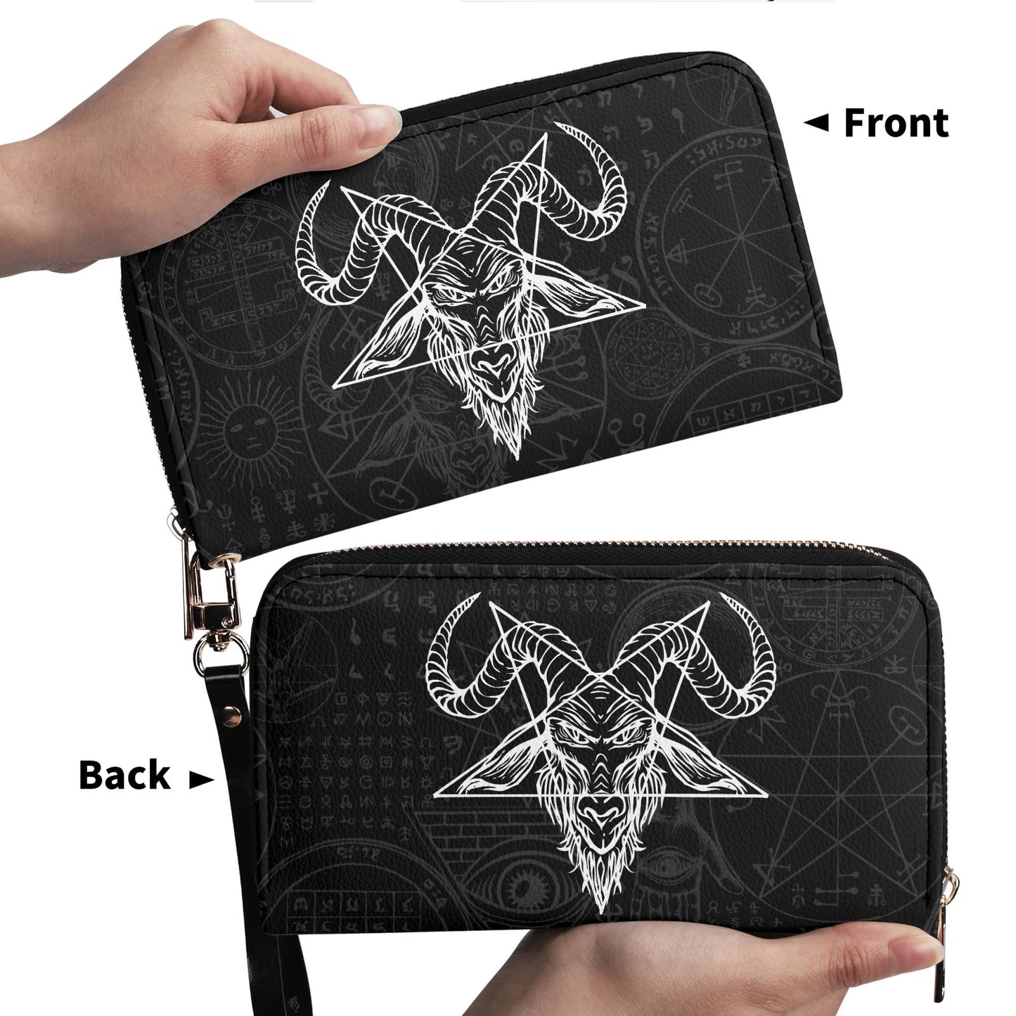 Baphomet Leather Wallet