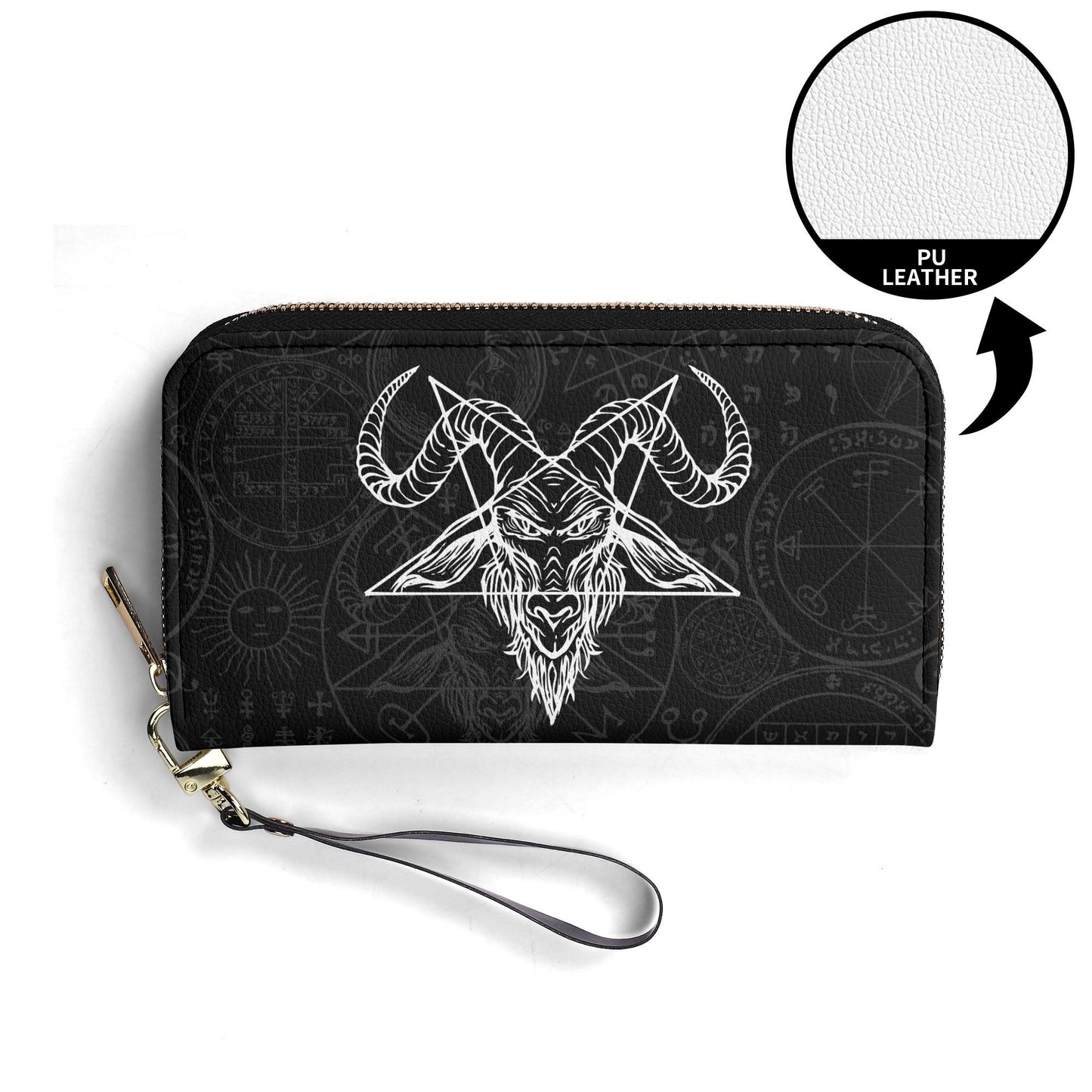 Baphomet Leather Wallet