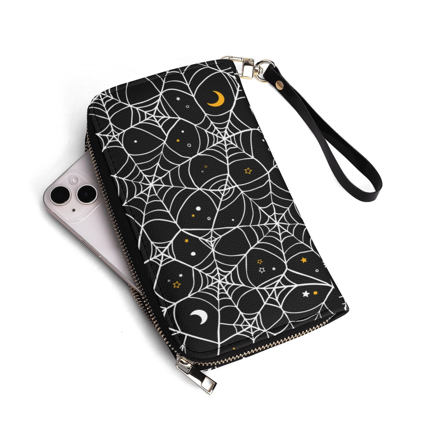 Cosmic Web Leather Wallet