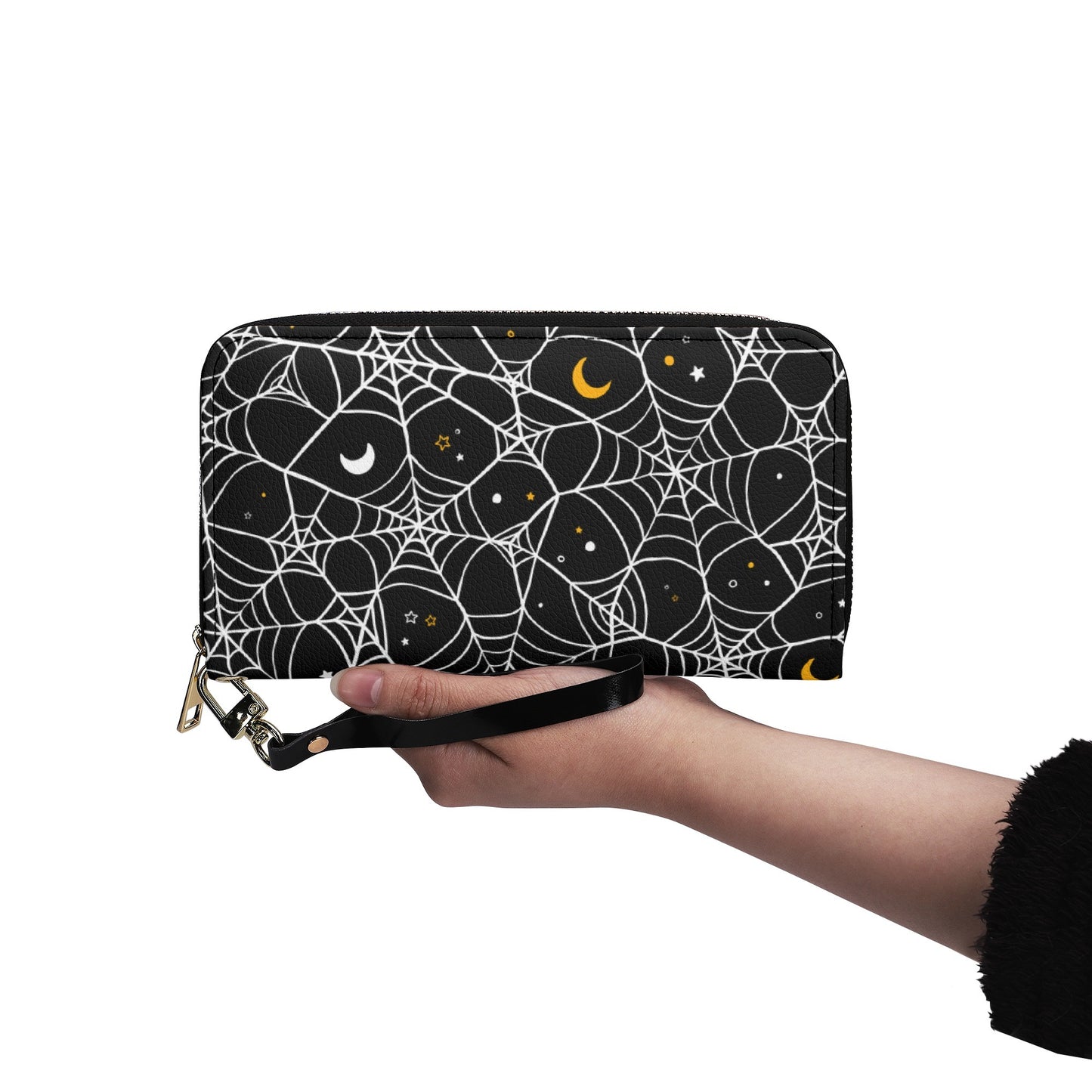 Cosmic Web Leather Wallet