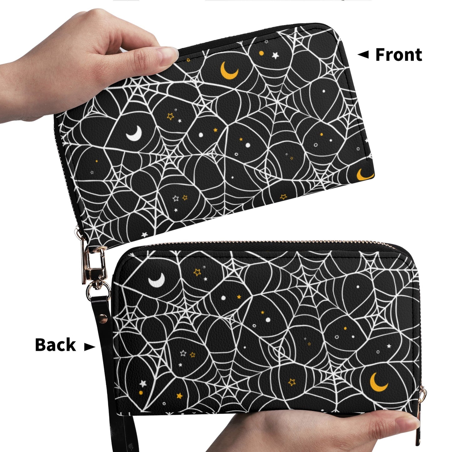 Cosmic Web Leather Wallet