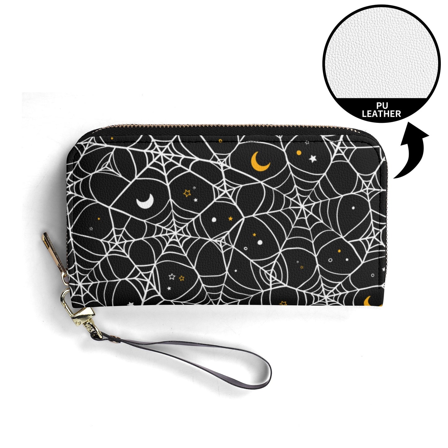 Cosmic Web Leather Wallet