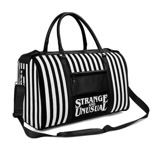 Strange & Unusual Leather Duffle Bag Foldable Travel Bag