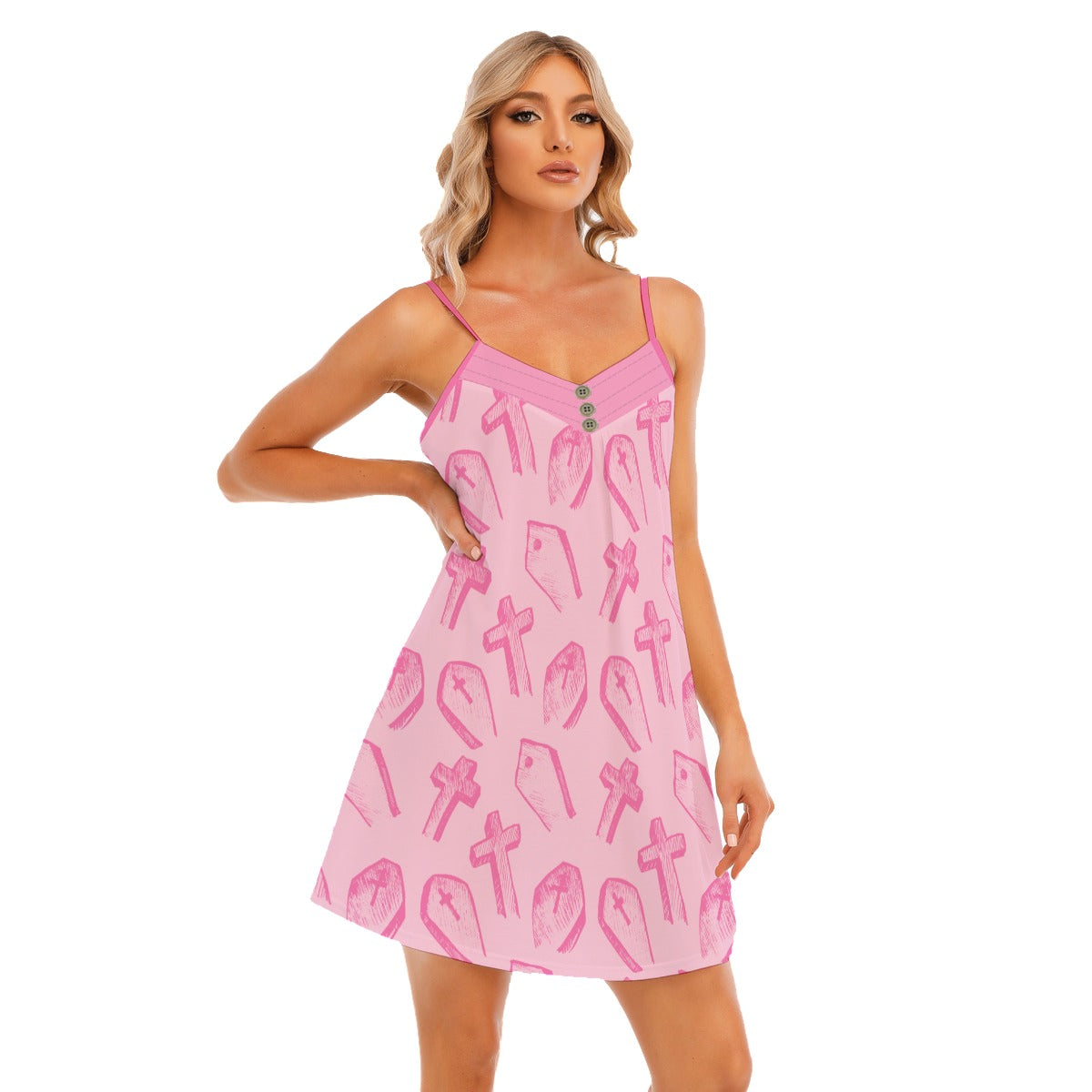 Dead Pink Sleeveless Cami Dress