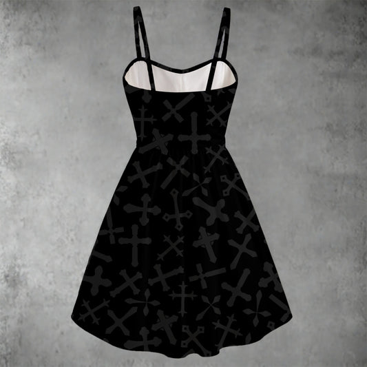 Thou shalt Not Spaghetti Strap Dress