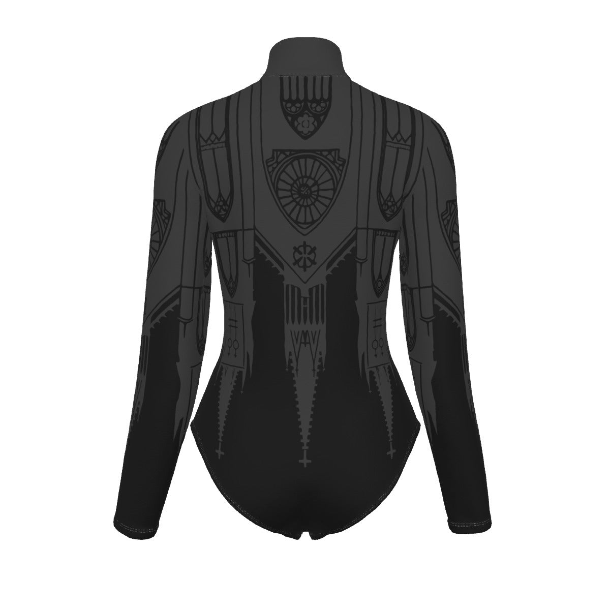 Gothic Cathedral Long Sleeve Bodysuit