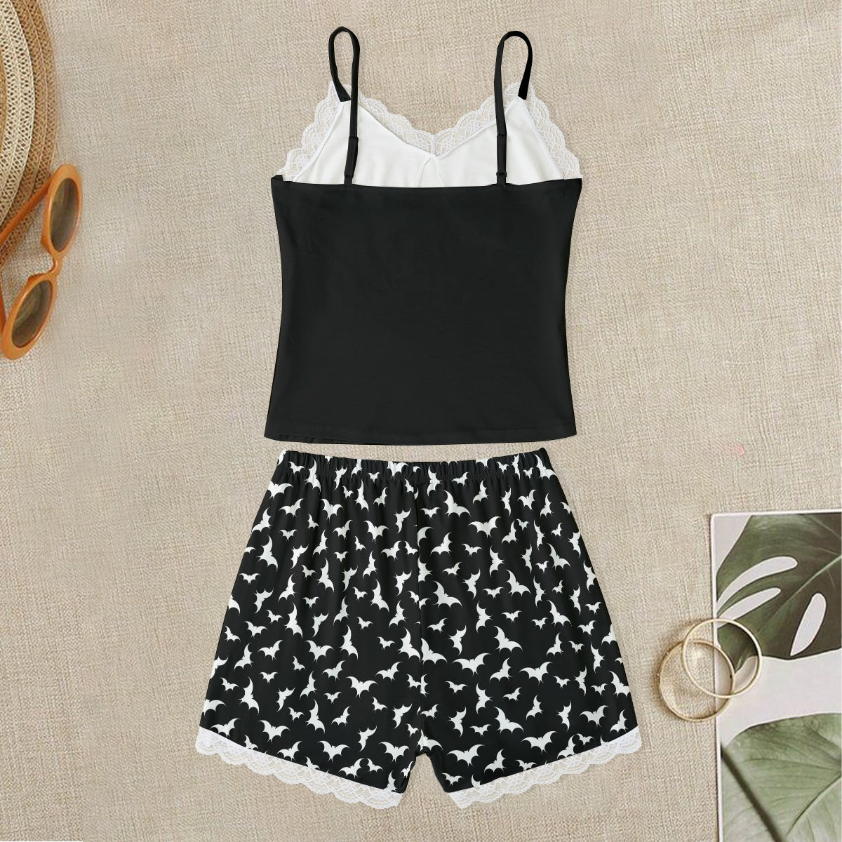 Let's Goth Cami With Lace Edge