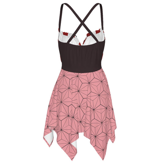 Demon Slayer Nezuko Sleeveless Dress