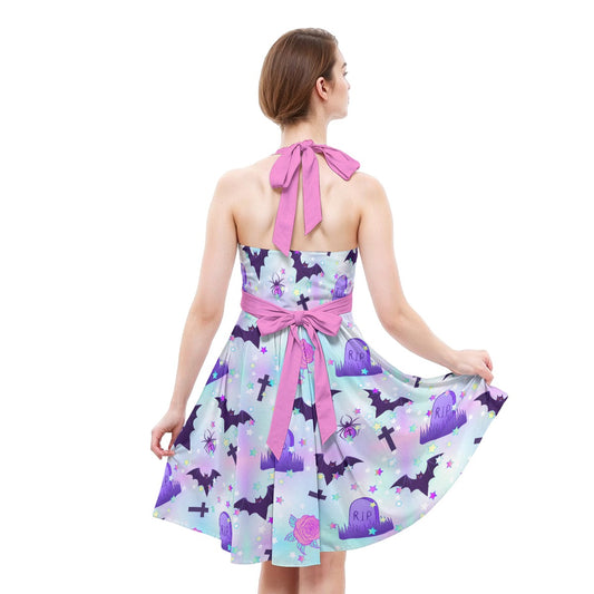 Paste Goth Skater Dress