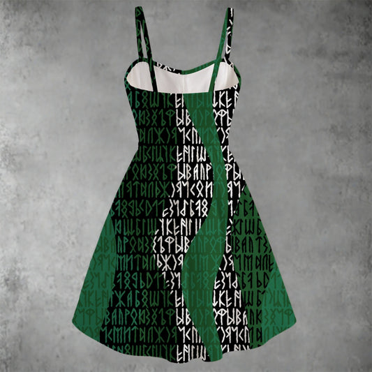 Viking Pagan Norse Spaghetti Strap Dress