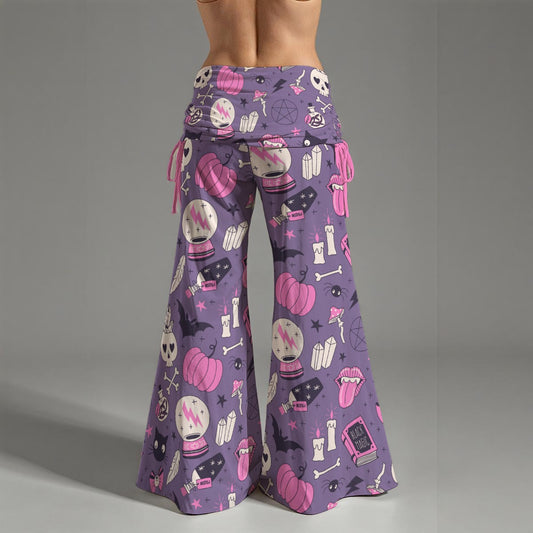 Stay Spooky High Waist Wide Leg Pants