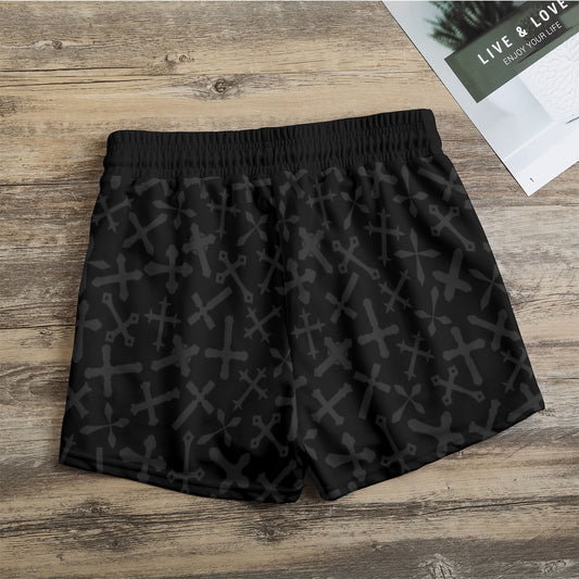Gothicc Crosses Shorts