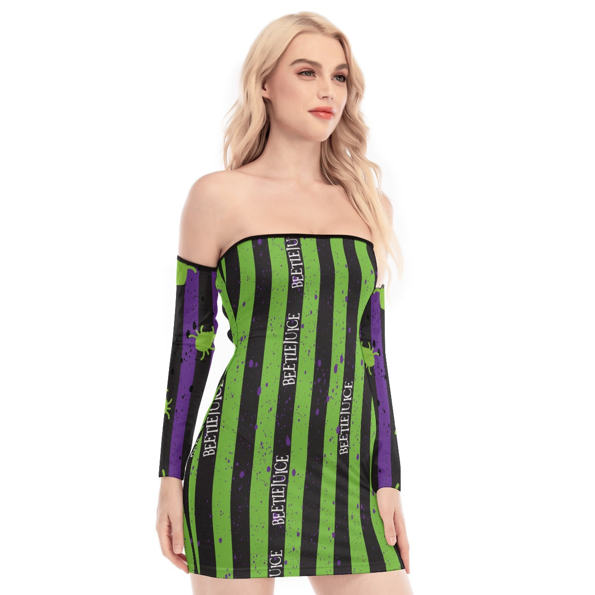 Beetlejuice, Beetlejuice, Beetlejuice Back Lace-up Dress