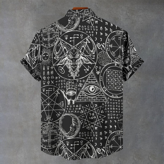 Dark Alchemy Stand Collar Shirt