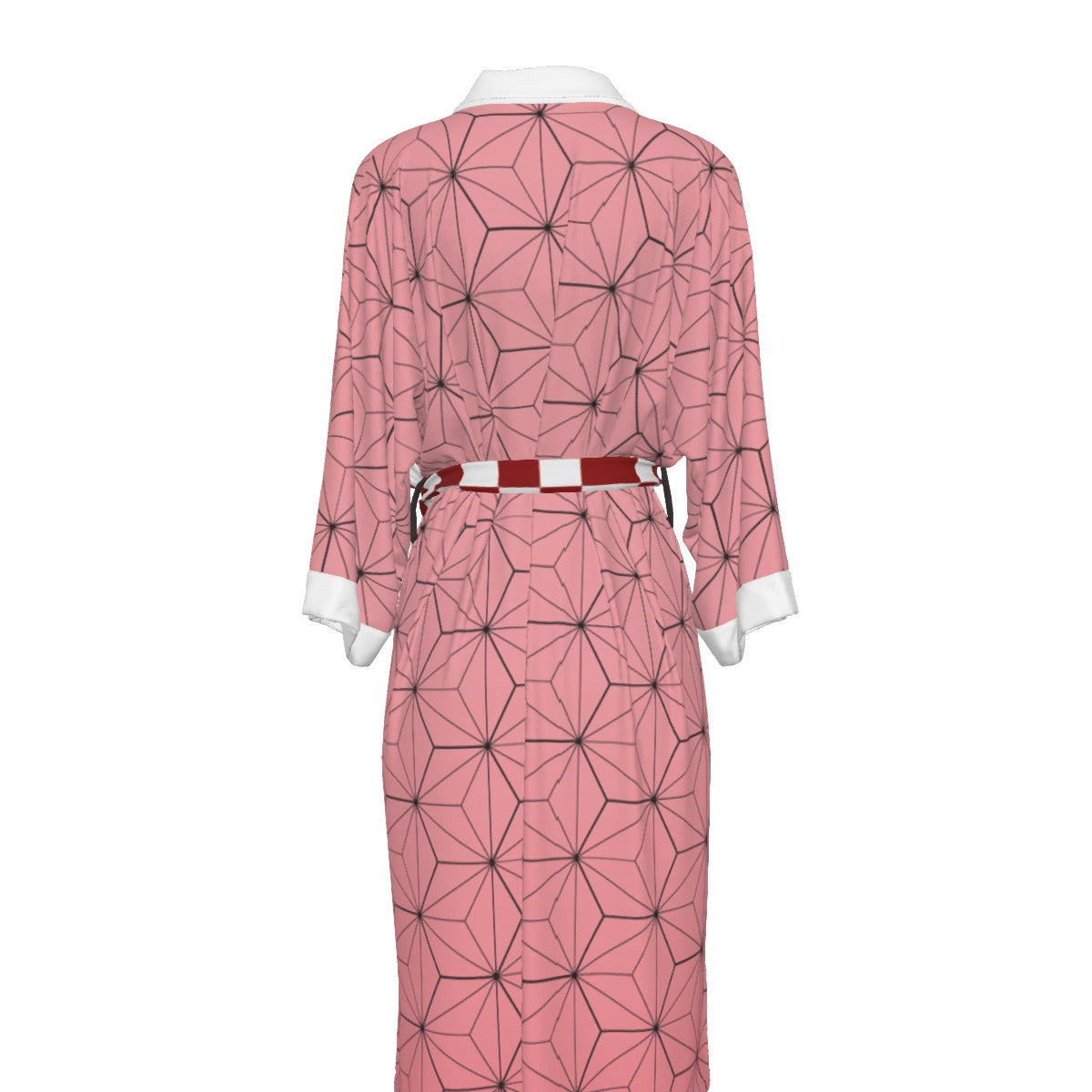 Demon Slayer - Nezuko Kamado Inspired Satin Kimono Robe