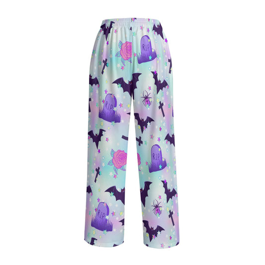 Pastel Goth Wide Leg Pants