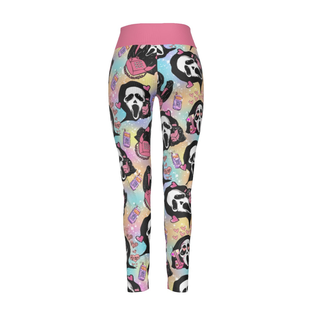 Ghostface High Waist Leggings