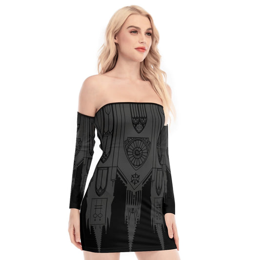 Immaculate Conception Lace-up Dress