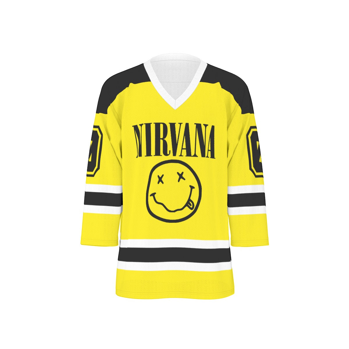Nirvana Unisex V-neck Hockey Jersey
