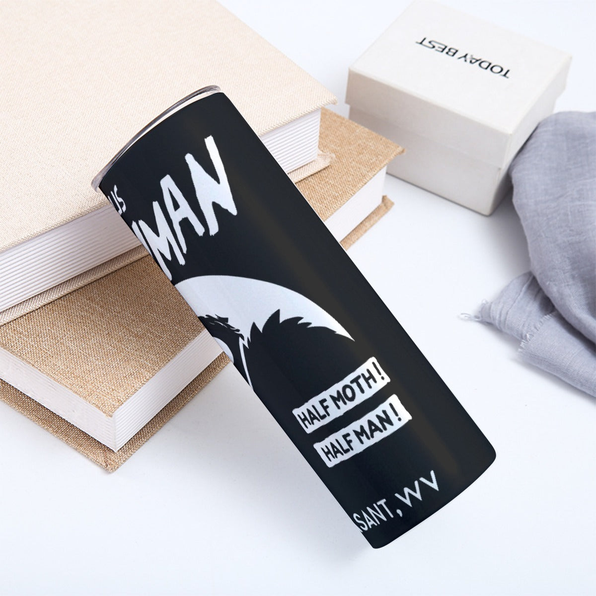 MothMan - Stainless Steel 20oz Skinny Tumbler