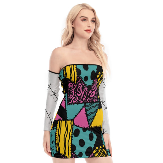 P Queen Lace-up Dress