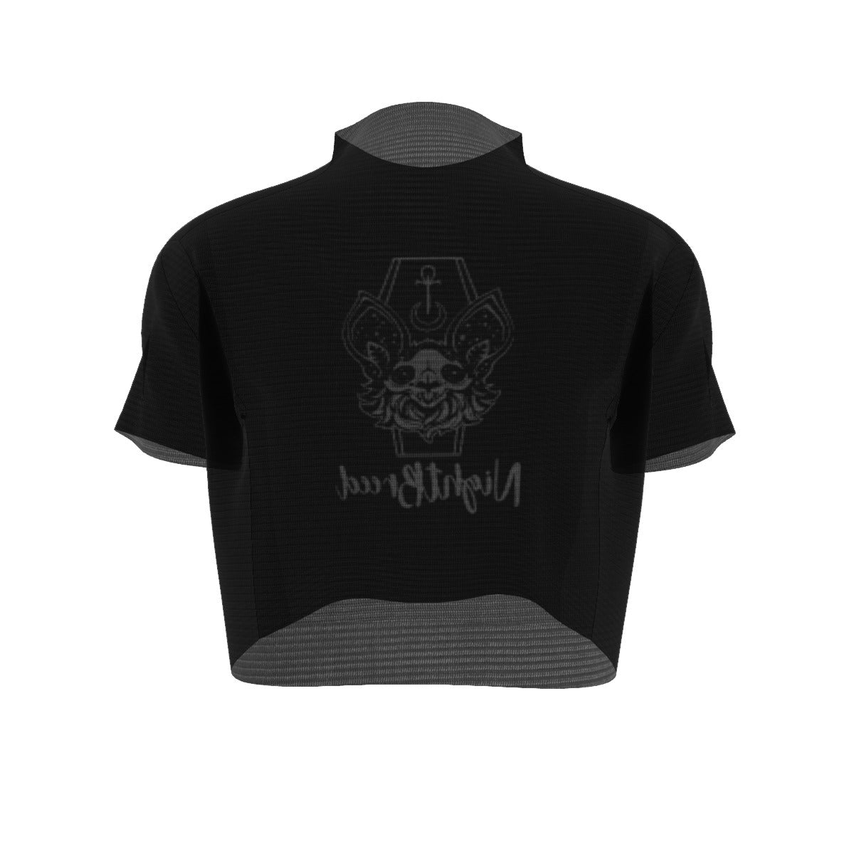 Nightbreed  Short Sleeves Mesh Crop Top