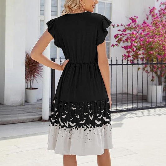 Bat Moon Midi Dress