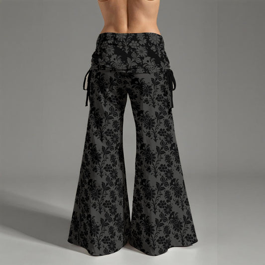 Dorain Gray High Waist Wide Leg Pants