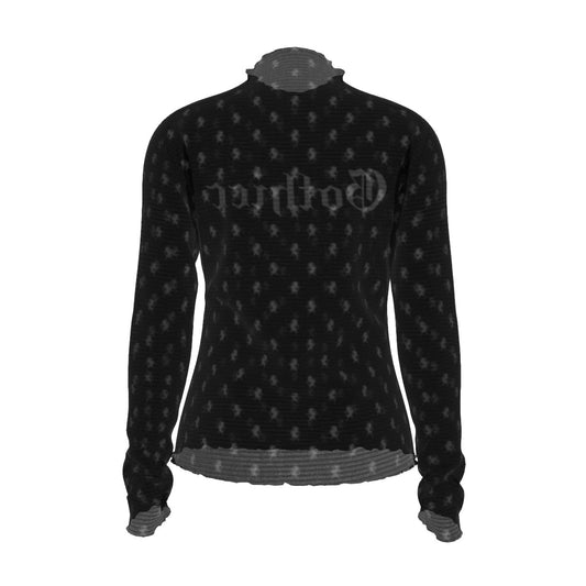 Gothicc Mesh Long Sleeve Top