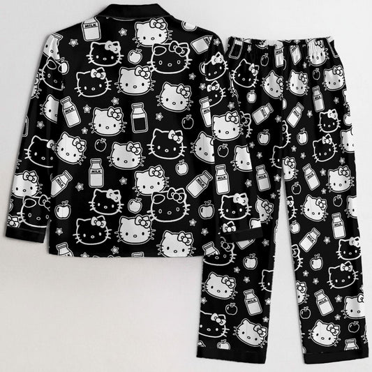 Kitty Galore Women's Satin Pajama Set