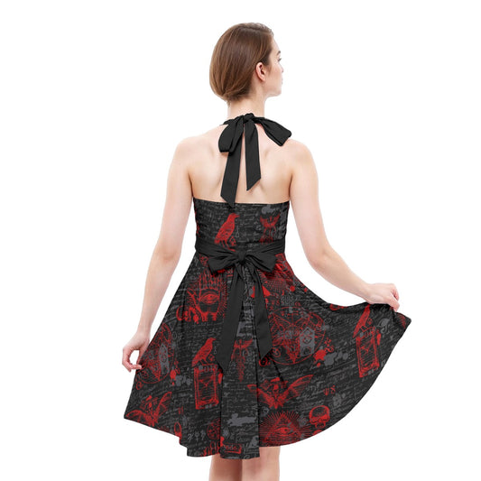 Roxanne Halter Skater Dress