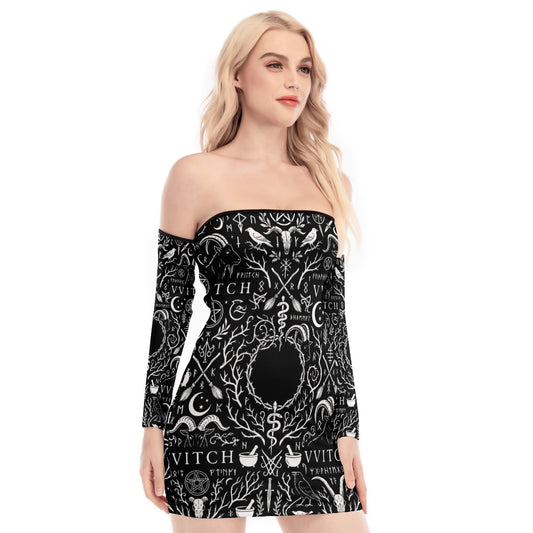 VVitch Back Lace-up Dress