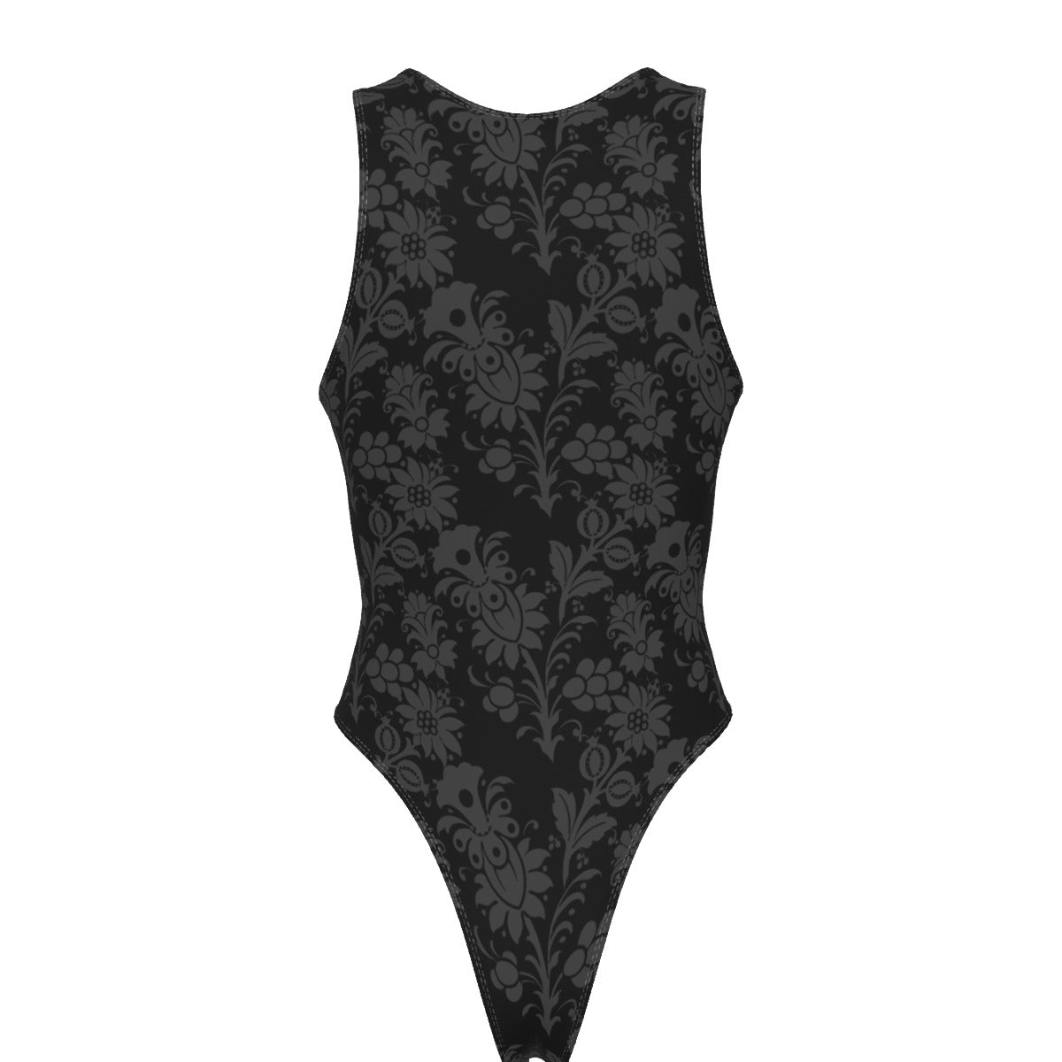 Gothicc Flowers Tank Bodysuit