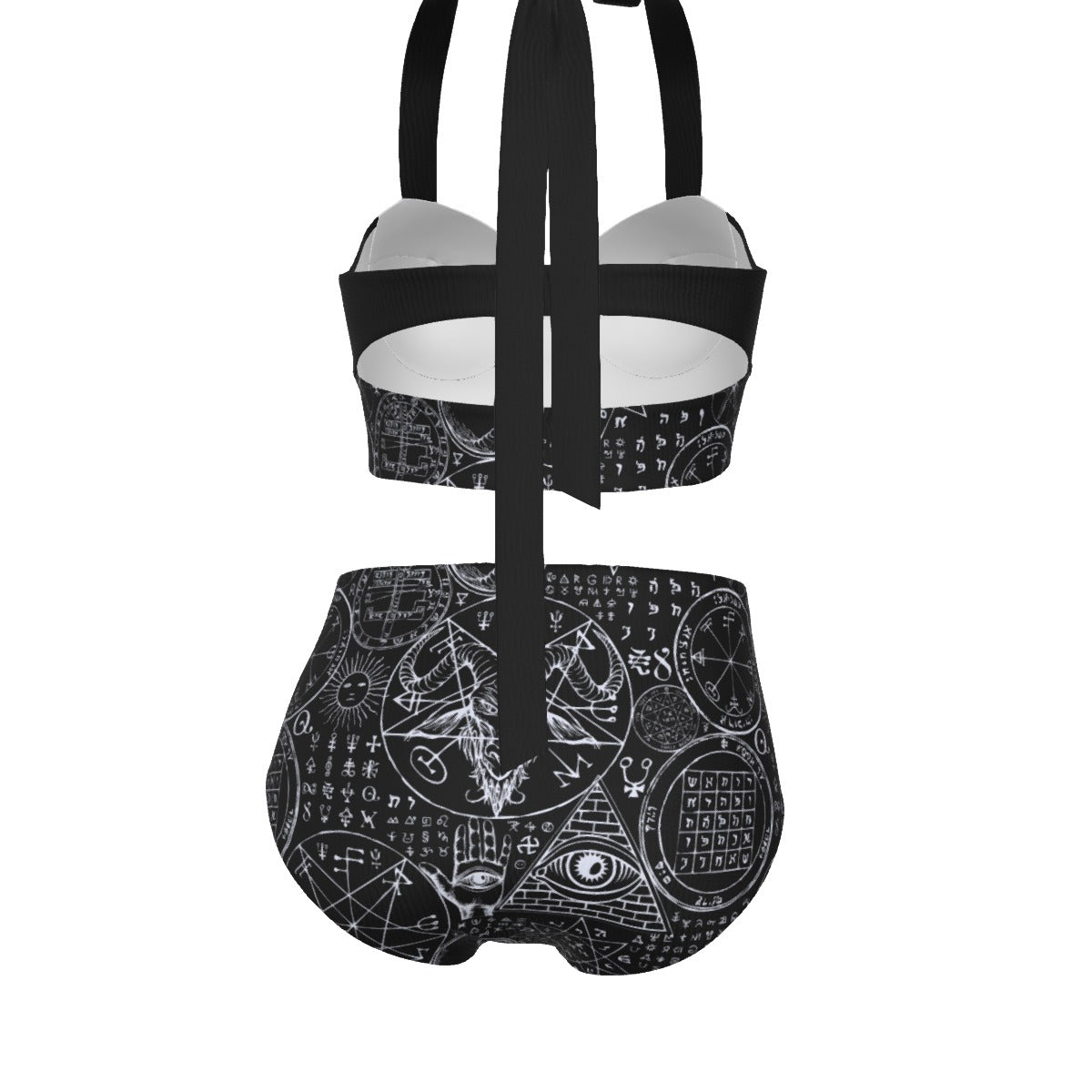 Baphomet Pinup Vintage Swimsuit Set