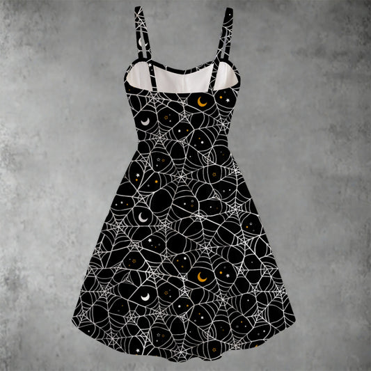 Cosmic Web Spaghetti Strap Dress