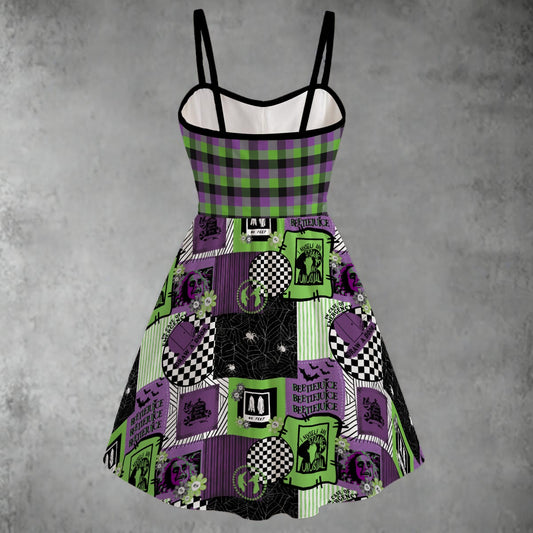 Never Trust the Living Spaghetti Strap Dress