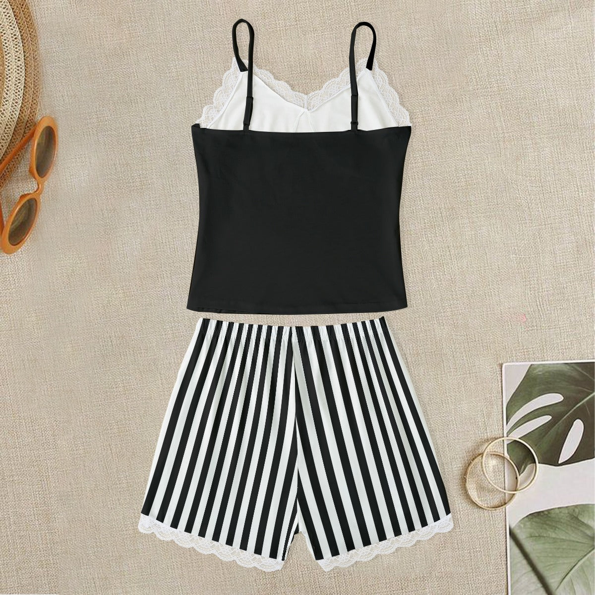 Strange & Unusual Cami With Lace Edge