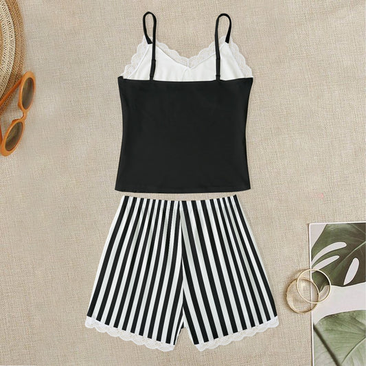 Strange & Unusual Cami With Lace Edge